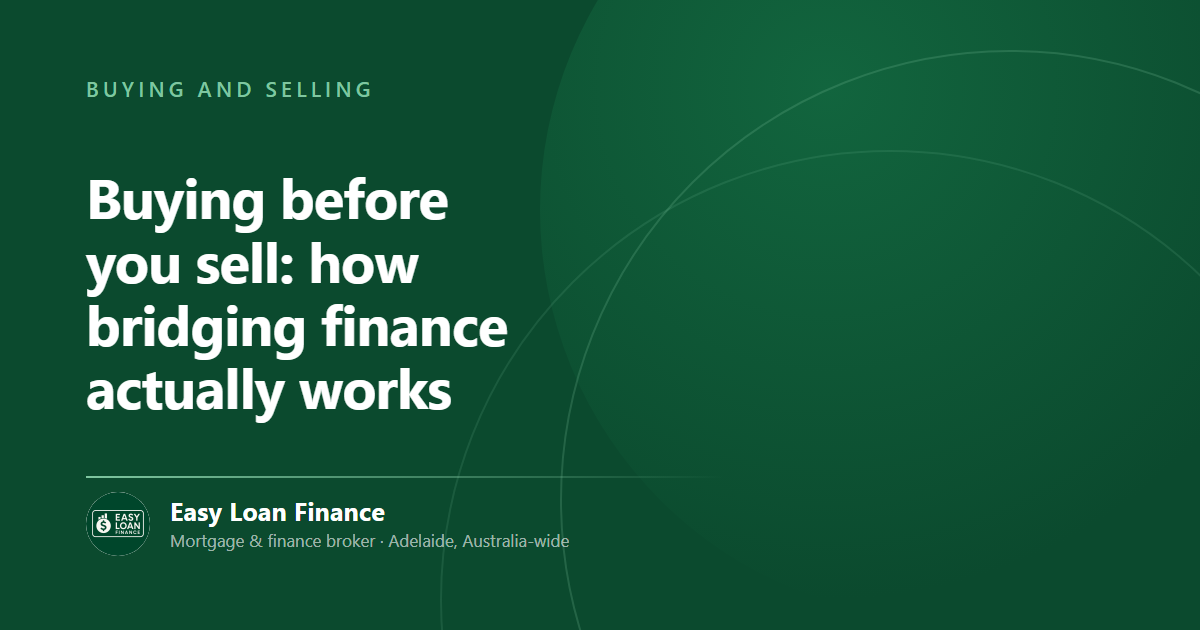 Buying before you sell: how bridging finance actually works